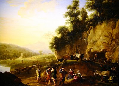 De herders door Herman van Swanevelt