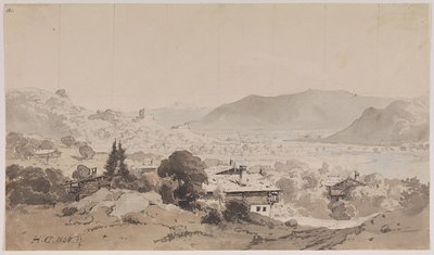 Landschap uit Tirol? door Hermann Carmiencke