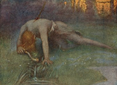 De dood van Siegfried door Hermann Hendrich