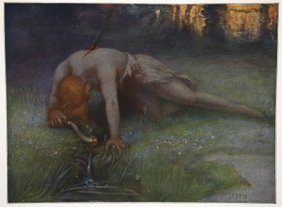 De dood van Siegfried, 1906 door Hermann Hendrich