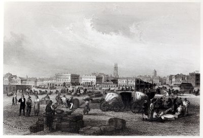 Aan de Kade Levee in New Orleans door Hermann Meyer