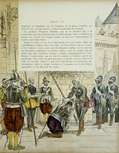Karel II van Cosse Brissac, maarschalk van Frankrijk door Hendrik IV door Hermann Vogel