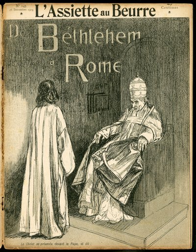 Omslag van "De Boterplaat", nummer 143, Satirique en N & B door Hermann Vogel