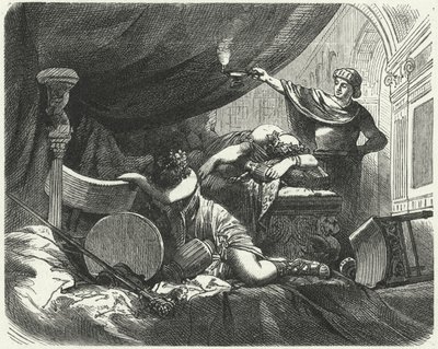 De ochtend na een Romeins feest door Hermann Vogel