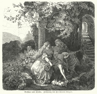 Tristan en Isolde door Hermann Vogel
