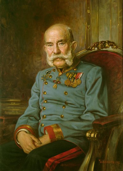 Keizer Franz Joseph I van Oostenrijk (1830-1916) door Hermann Wassmuth