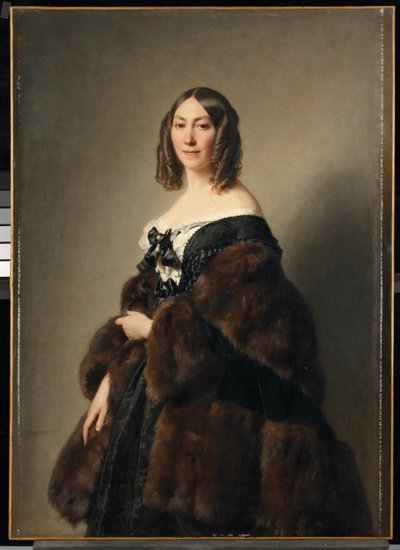 Portret van Cécile Charlotte Furtado-Heine door Hermann Winterhalter
