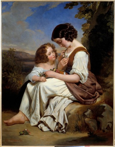 De favoriete bloem door Hermann Winterhalter