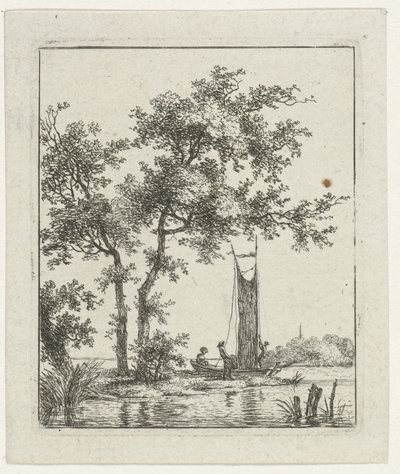 Heisen van het zeil door Hermanus Fock