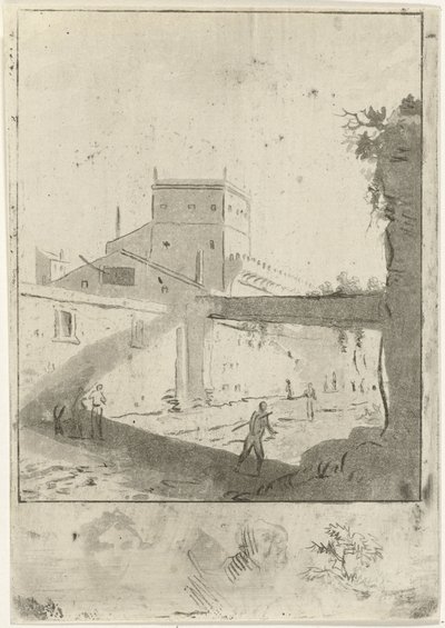 Stadsgezicht door Hermanus Fock