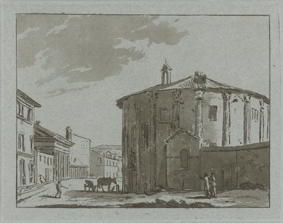 Tempel te Rome door Hermanus Fock