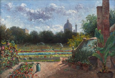De botanische tuin in Wenen door Hermine Lang Laris