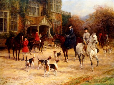 De ontmoeting door Heywood Hardy