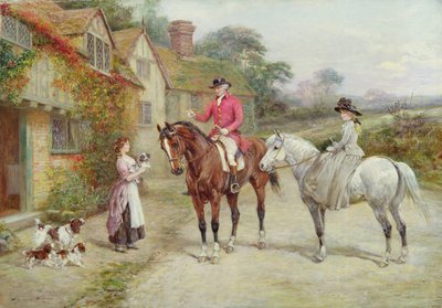 De eerste breuk in de familie door Heywood Hardy