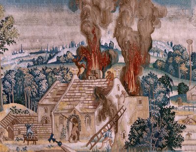 Sint Antonius in gebed door Hieronymus (after) Bosch