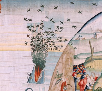 Vier wandtapijten naar Jheronimus Bosch. Beproevingen van het menselijk leven door Hieronymus (after) Bosch