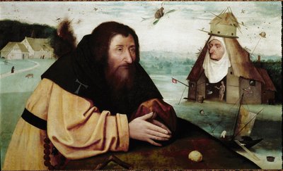 De verzoeking van Sint Antonius door Hieronymus (after) Bosch