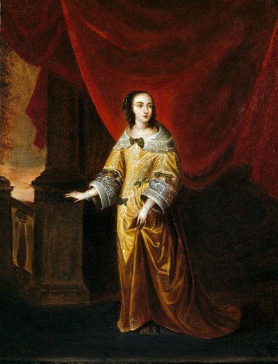 Portret van een dame door Hieronymus (circle of) Janssens