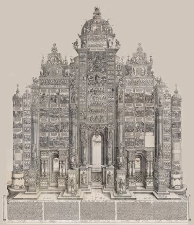 Eerboog, 1515, gedrukt 1517-18 door Hieronymus Andreae