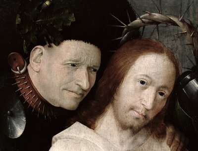 Christus bespot (De kroning met doornen) (detail) door Hieronymus Bosch