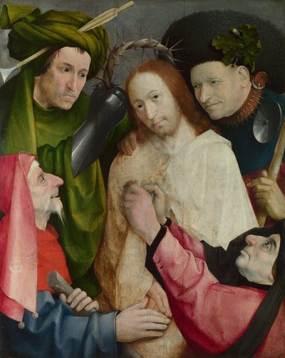 Christus Bespot (De Kroning met Doornen) door Hieronymus Bosch