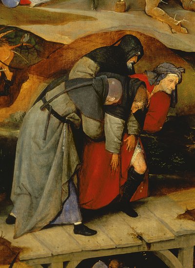 Detail (verleiding van St. Anthony, ca. 1500) door Hieronymus Bosch