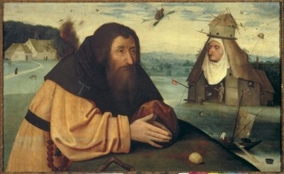 De verzoeking van de heilige Antonius door Hieronymus Bosch