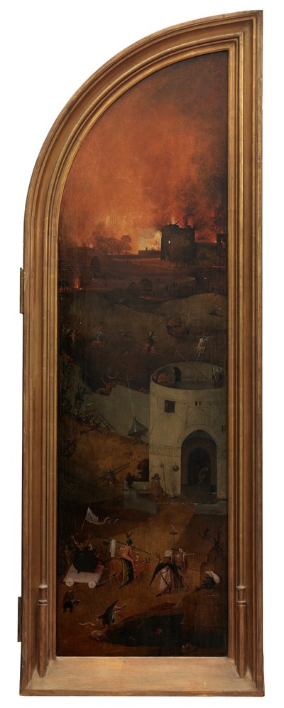 Rechterpaneel van het Laatste Oordeel door Hieronymus Bosch