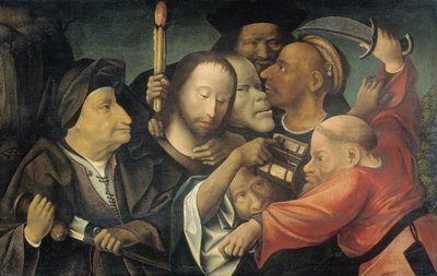 De arrestatie van Christus, ca. 1530-50 door Hieronymus Bosch