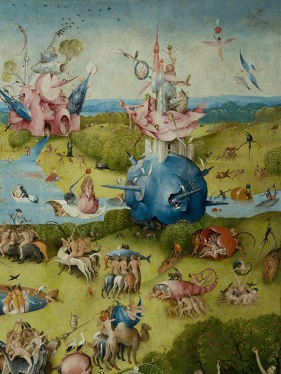 De Tuin der Lusten, 1490-1500 door Hieronymus Bosch