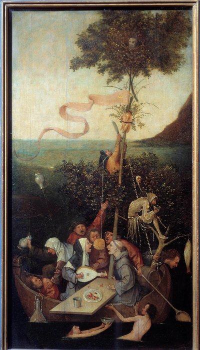 Het Narrenschip door Hieronymus Bosch