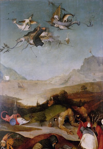 De Verleiding van Sint Antonius (detail), tussen 1495 en 1515 door Hieronymus Bosch