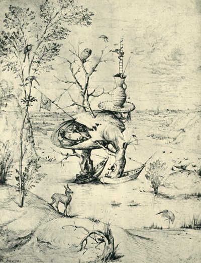 De boom-man, c1505, 1943 door Hieronymus Bosch
