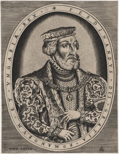 Ferdinand I, keizer van het Heilige Roomse Rijk door Hieronymus Cock