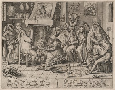Vastenavond door Hieronymus Cock