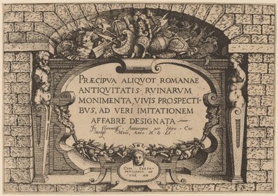 Titelpagina door Hieronymus Cock