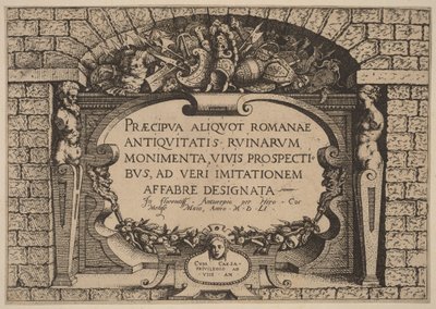Titelpagina door Hieronymus Cock