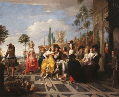 De Gelijkenis van de Verloren Zoon - De Verloren Zoon Verkwist zijn Erfdeel door Hieronymus Janssens