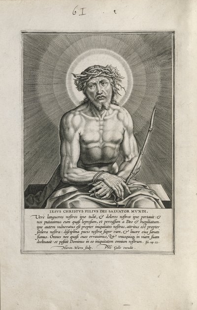 Ecce Homo door Hieronymus Wierix
