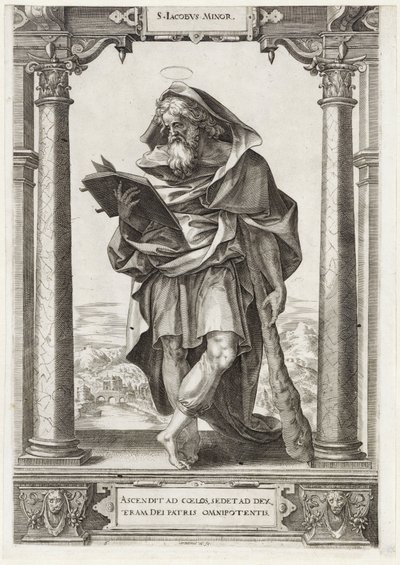 H. Jakobus de Mindere door Hieronymus Wierix