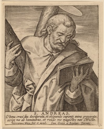 S. Andreas door Hieronymus Wierix