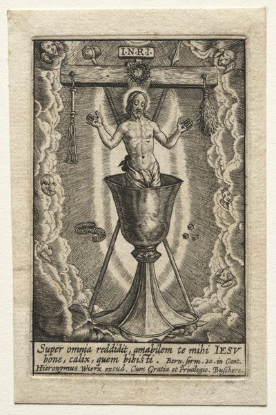Het Bloed van de Verlosser door Hieronymus Wierix