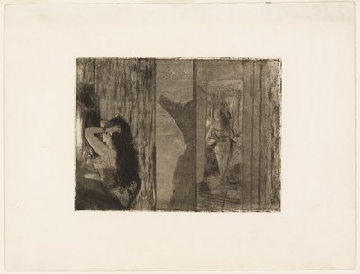 Actrices in hun kleedkamers door Hilaire Germain Edgar Degas