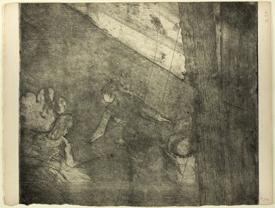 In het Ambassadeurscafé door Hilaire Germain Edgar Degas