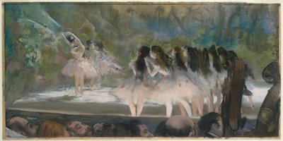 Ballet in de Parijse Opéra door Hilaire Germain Edgar Degas