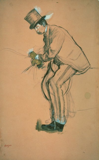 Gentleman Ruiter door Hilaire Germain Edgar Degas