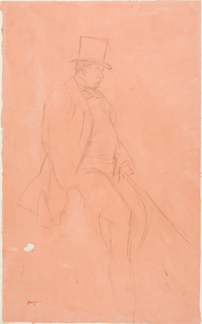 Gentleman Ruiter door Hilaire Germain Edgar Degas