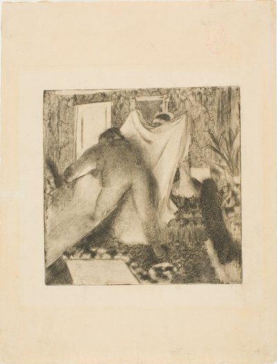 Het bad verlaten door Hilaire Germain Edgar Degas