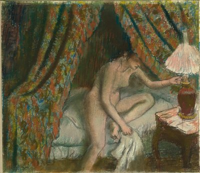 Terugtredend door Hilaire Germain Edgar Degas