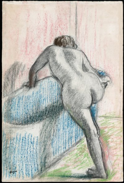 Het bad door Hilaire Germain Edgar Degas
